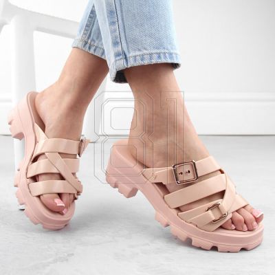 2. Zaxy duftende Flip-Flops mit Absatz in Nude W NN285044 INT2009B