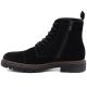 7. Herren-Ankle-Boots aus Leder, ungefüttert, Wildleder, schwarz, Big Star UU174221