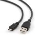 GEMBIRD CCP-MUSB2-AMBM-6 Kabel (USB M - Micro USB M; 1,8 m; schwarz)