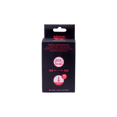 3. Fahrradschlauch 27,5" x 2,5/3,0 FV48