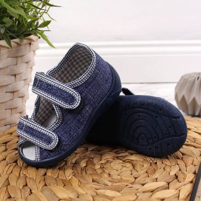 2. Hausschuhe und Sandalen für Jungen, marineblau, Nazo