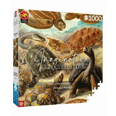 Good Loot Fantasie-Puzzle: Ernst Haeckel Chelonia – Meeresschildkröten, 1000 Teile