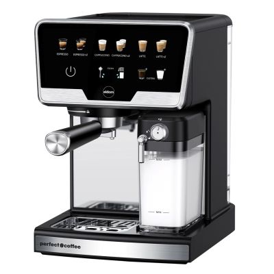 18. ELDOM Espressomaschine ECK1 1300W 20 BAR, Milchbehälter, 6 Automatikprogramme, 2 manuelle Programme