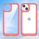 8. Outer Space Case iPhone 14 Plus Hardcover mit Gelrahmen rot