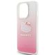 6. Hello Kitty IML Gradient Electrop Kitty Head Hülle für iPhone 13 Pro / 13 – Rosa