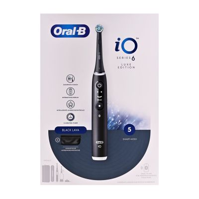 16. Oral-B iO Series 6 Black Lava Luxe Edition Elektrische Zahnbürste