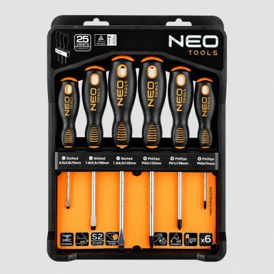 NEO TOOLS Schraubendreher-Set, 6-teilig
