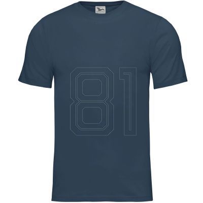 2. Malfini Classic New M MLI-13202 marineblaues T-Shirt