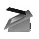 5. Kaminhaube AKPO WK-4 NERO ECO 60 GRAU / SCHWARZES GLAS