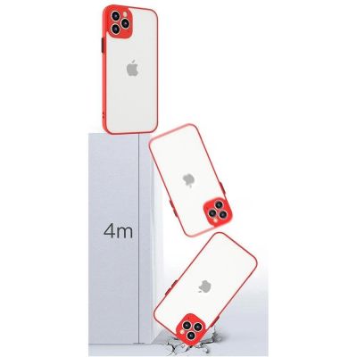 9. Milky Case Flexible, transparente Silikonhülle für Samsung Galaxy A72 4G Blau