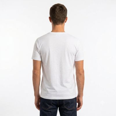 4. Wood Ace Patches T-Shirt Weiß - 10235704-2222-Weiß