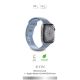 2. Puro Icon Silikonarmband für Apple Watch 42 / 44 / 45 / 49 mm - Hellblau (2 Stk.)