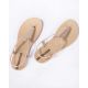 5. Ipanema Sandal Class Damen Flip-Flop Sandalen, Hellbeige mit Gold