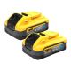 12. 2x 18V Powerstack 5Ah DeWALT DCBP518H2 Akku