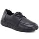 Jezzi JH01-1 bequeme schwarze Damen-Lederschuhe