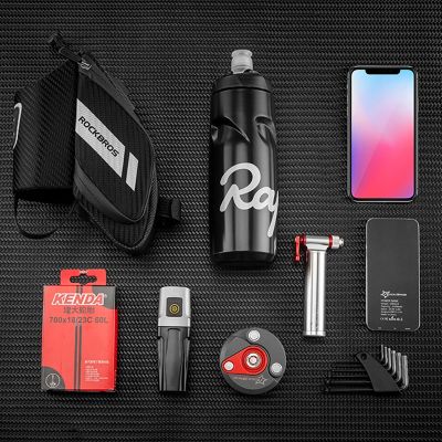 9. Rockbros C32BK Satteltasche 1,5 l mit Wasserflaschenfach – Schwarz