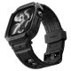 3. Spigen Rugged Armor Pro Schutzhülle und Armband für Apple Watch 42 mm – Mattschwarz