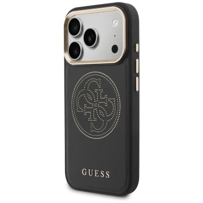 2. Guess Perforierte 4G MagSafe Hülle für iPhone 17 Pro - Schwarz