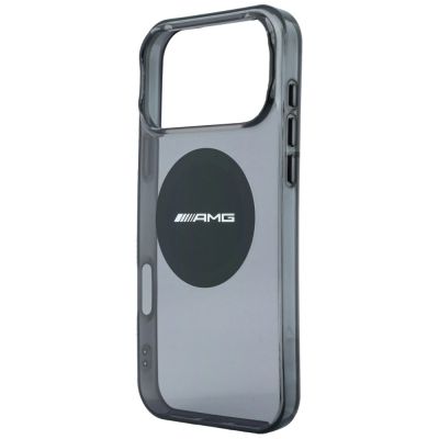 6. Mercedes AMG IML Transparent Bicolor Block MagSafe Hülle für iPhone 18 Pro Max / 17 Pro Max - Schwarz
