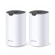 2. TP-LINK | AC1900 WLAN-System für das ganze Haus | Deco S7 (2er-Pack) | 802.11ac | 10/100/1000 Mbit/s | Ethernet-LAN-Anschlüsse (RJ-45): 1 | Mesh-Unterstützung: Ja | MU-MIMO: Ja | Kein mobiles Breitband | Antennentyp: Intern