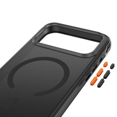5. Tech-Protect MagAir MagSafe CC Hülle für iPhone 18 Pro / 17 Pro – mattschwarz