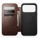 2. Nomad Moderne Leder-Folio-Handyhülle 16 cm (6,3 Zoll) Braun