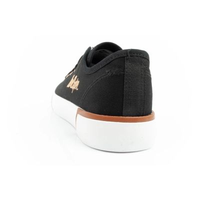 5. Lee Cooper Damen Sportschuhe Stoff Sneakers stylisch Schwarz