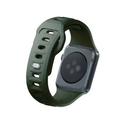 7. 3mk Silikon- Watch für Apple Watch 42 / 44 / 45 / 49 mm – Grün