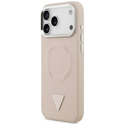 2. Guess Triangle Logo MagSafe Hülle für iPhone 18 Pro Max / 17 Pro Max – Rosa