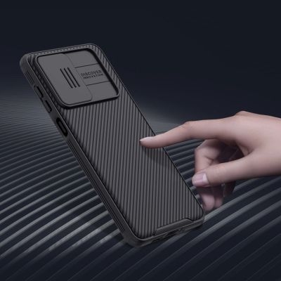 13. Nillkin CamShield Pro Case Gepanzerte Hülle Kameraschutz für Samsung Galaxy A73 Blau