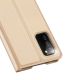 3. Dux Ducis Skin Pro Holster Cover Flip Cover für Samsung Galaxy A03s gold