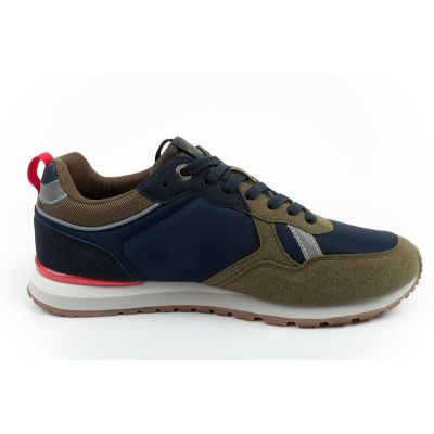 4. Lee Cooper Herren-Sneaker, modisch, bequem, strapazierfähig, marineblau, khaki