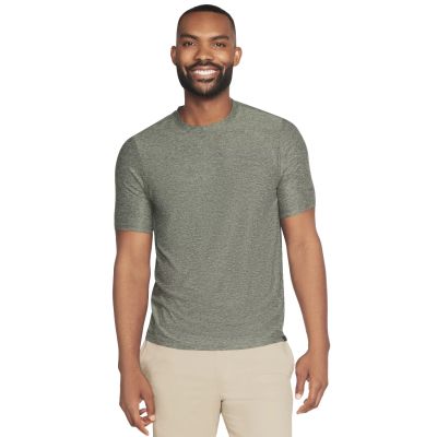 Skechers Go Dri All Day Tee TS107-GNBK Grün L