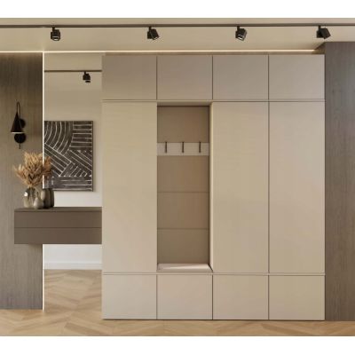14. Kleiderschrank HAGA IV 3SZ1W Kaschmir