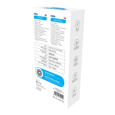 6. NOVEEN F220 USB-wiederaufladbarer Handventilator