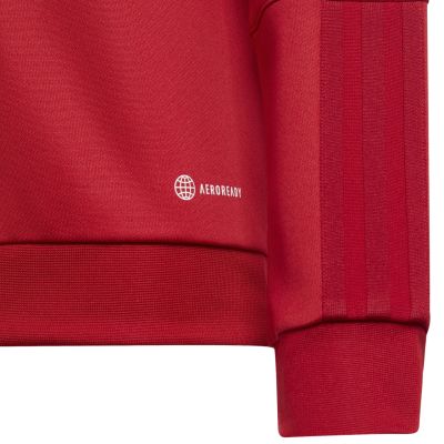 8. adidas Tiro 23 Competition Hoodie für Kinder rot HI3052