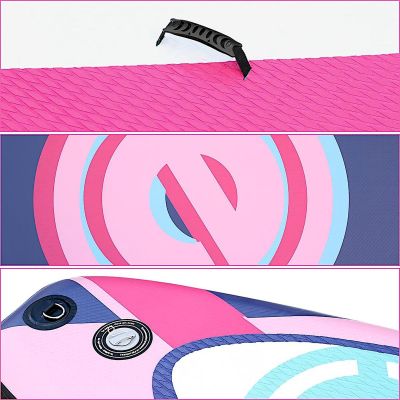 16. SET - ENERO AUFBLASBARES SUP-BOARD 320x81x15CM LILA