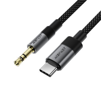 2. Acefast J11 USB-C auf 3,5-mm-Miniklinkenkabel 1 m – Schwarz