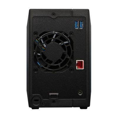 6. NAS Asustor AS3302T v2; Turm; 2x (3,5-Zoll-SATA-Festplatte/2,5-Zoll-SSD); Realtek RTD1619B, 2 GB DDR4, 1x 2,5 GbE, 3x USB 3.2
