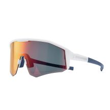 Rockbros Sportbrille SP297 weiß mit polarisierten Gläsern.