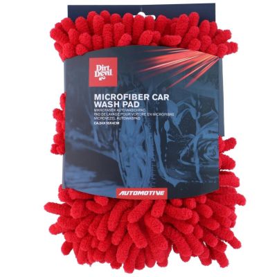 9. Mikrofaser-Chenille-Waschtuch 18 x 4 x 24 cm, Farbe: Dirt Devil Red