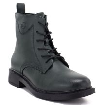 Damen-Ankle-Boots aus Leder, grün, Sergio Leone 25172-S