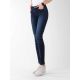 4. Wrangler High Rise Skinny Dezente blaue Jeans W27HX786N