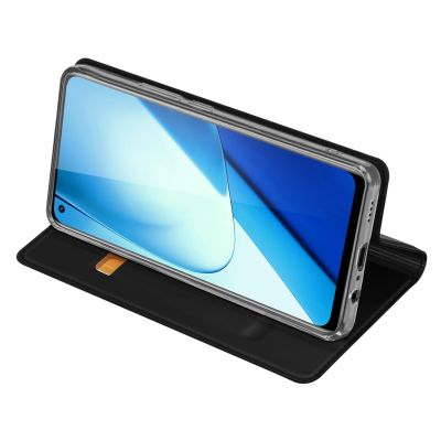 6. Dux Ducis Skin Pro Hülle Realme 11 Flip Card Wallet Stand Schwarz
