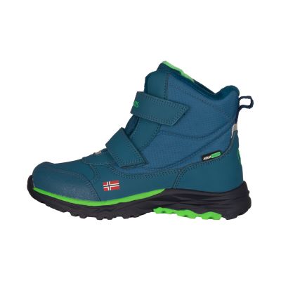 2. Trollkids Kinder Hafjell Winterstiefel wasserdichte Winterstiefel blau (264-104)