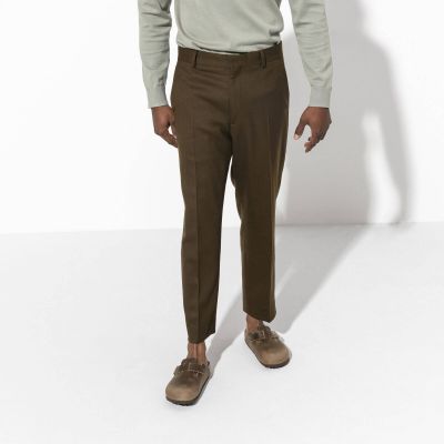 4. Birkenstock Boston Flip-Flops aus geöltem Leder in Tabacco Brown, schmal geschnitten, für Damen/Herren (0960813)