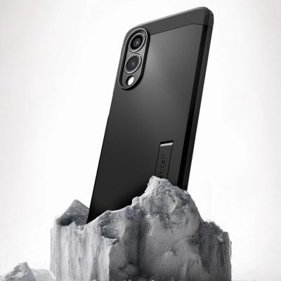 11. Spigen Tough Armor MagSafe Hülle für Samsung Galaxy S25 Edge - Schwarz