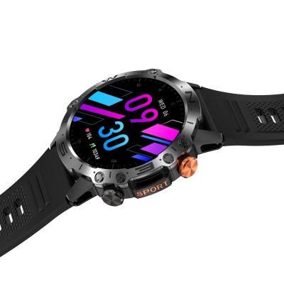 13. Smartwatch Gravity Black 2 Armbänder GT20-7