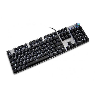 47. IBOX AURORA K-4 RGB IKGMK4 Mechanische Tastatur (USB; (US); Schwarz)