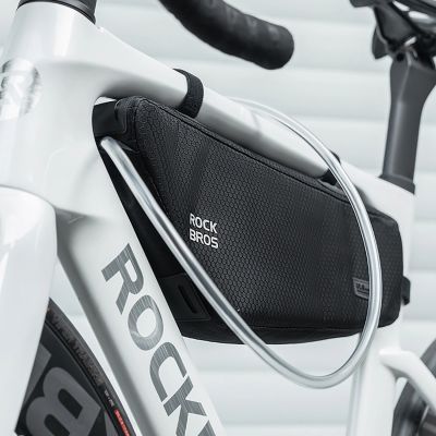 6. Rockbros Fahrradtasche für Rahmen Unter Oberrohr 2.9l - Schwarz